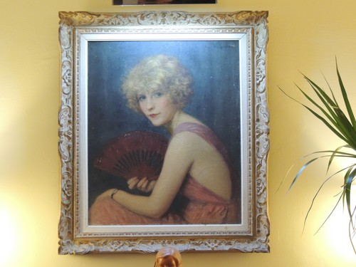 Portrait art deco signer - portrait,