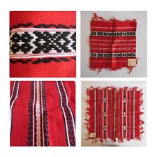 Nappe carrée + 4 serviettes table fait main textile ancien ARTA DECORATIVA N3527