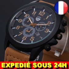 ✅Montre Homme Vintage Acier