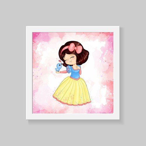 Impression murale princess - impression,