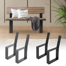 Set 2x pieds de banc en métal