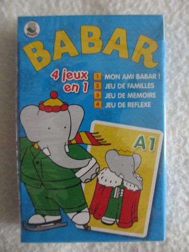 Jeu cartes babar - babar, en