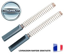 2 x Charbons Balais Brosse KitchenAid W10260958 W10380496 Moteur Artisan Classic