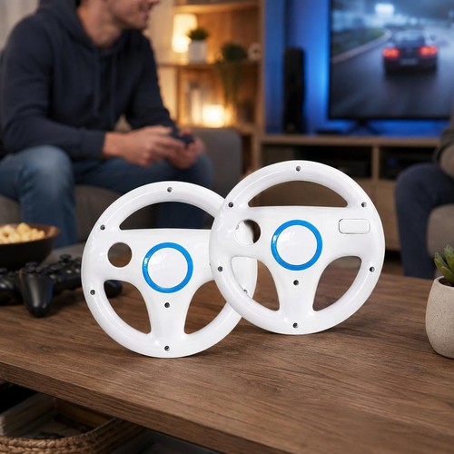Volant blanc abs wii - wii, pour