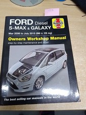 Ford S Max & Galaxy Diesel Owners Workshop Manual (2006-2015, Paperback)