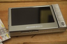 Archos 604 Silver Digital Media Player W/ Docking Station Complete