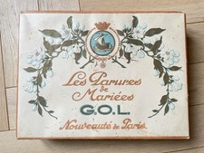 Ancienne boite de Couronne de Mariée Les parures de Mariées GOL Paris