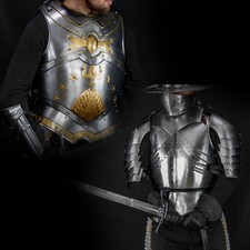 Steel Gothic Cuirass with
