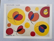 ALEXANDER CALDER, UNTITLED, RARE 1986 ART PRINT