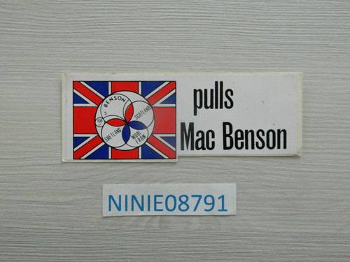 Autocollant pulls mac benson - autocollant,