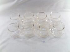 Lot of 8 Antique Molded Glass Medical Suction Cups (ref CR35)