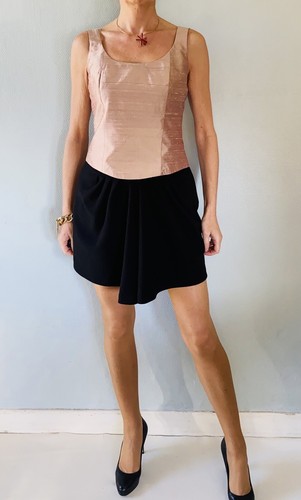 Bustier soie sauvage paule - en,