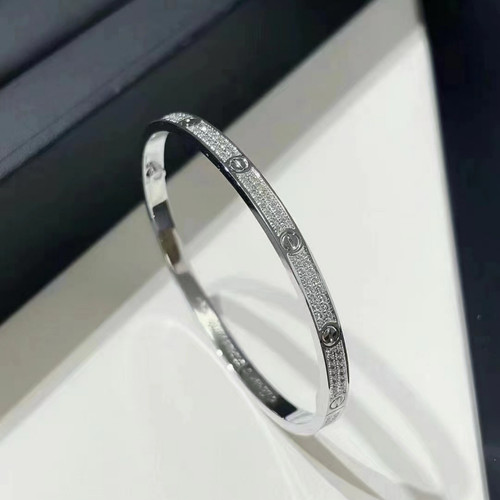 Cartier love narrow full - full, pave