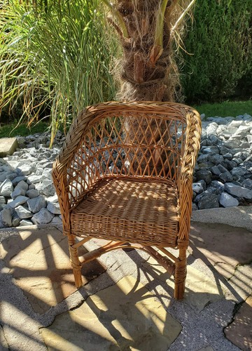 Fauteuil enfant osier - enfant,