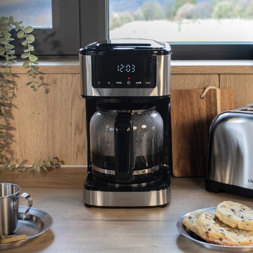 Cafetière électrique inox