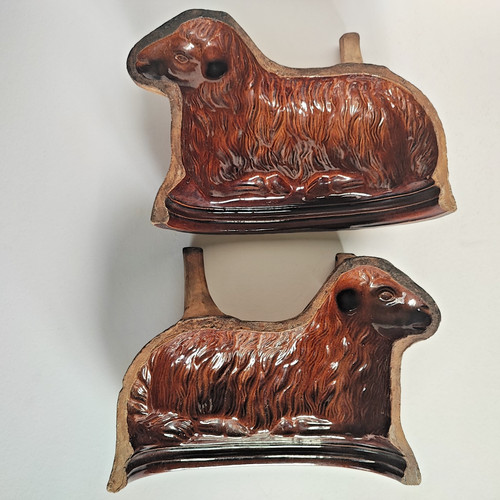 Ancien moule agneau pascal - ancien,
