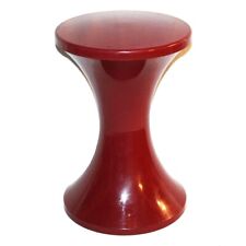 Vintage Tam Stamp Brown / Burgundy Stool by Massonnet