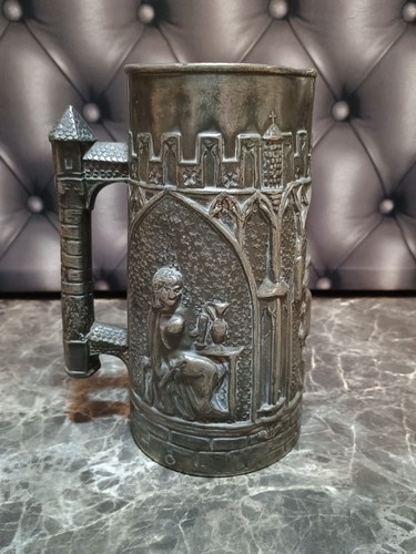 Pichet étain décor - étain,,