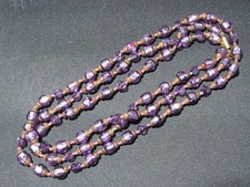 Ancien Sautoir Collier perles en verre - Longueur 1m25 - MURANO GLASS NECKLACE