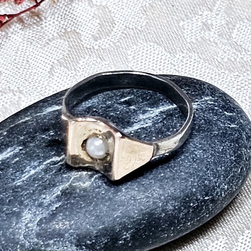 Bague chevalière art déco - bague,