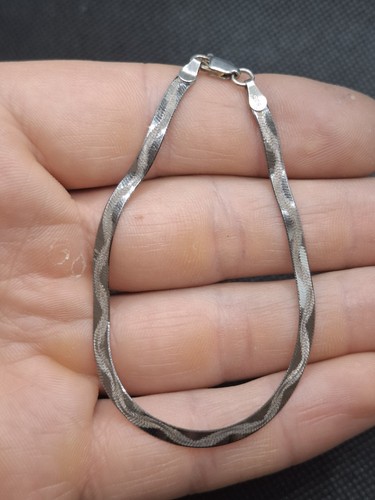 Ancien bracelet gourmette - bracelet, en