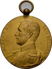 Medal Belgium 1920 Albert 50mm