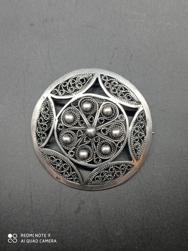 Ancienne broche argent - broche,