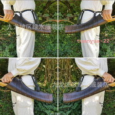 New Medieval Vintage Rivet Curved Arrow Pot Outdoors Waist Quiver Holder Bag