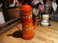 ANCIEN CAFETIÈRE ORANGE