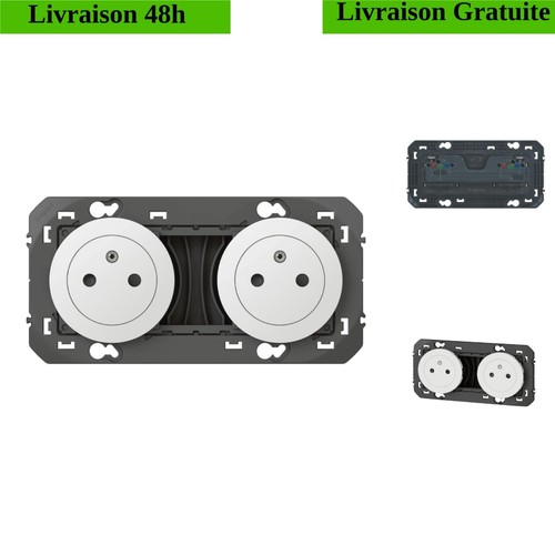 Legrand prise double murale - prise,