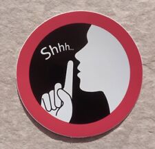 SILENCE FORBIDDEN TO SPEAK STICKER DECAL