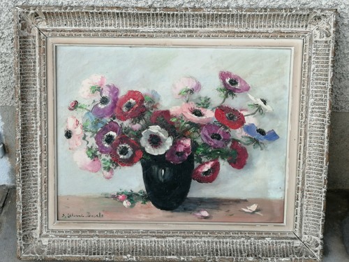 Tableau bouquet fleurs simone - fleurs,