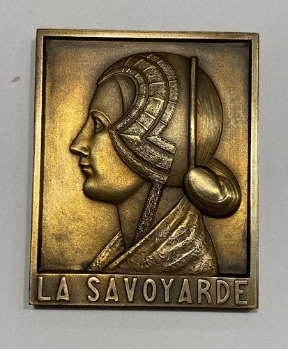 Plaque medaille art déco - medaille,