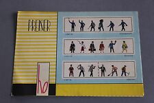 X414 PREISER Train depliant personnage Ho 10 1958  6pg 14,7 x 21 Katalog deutsch