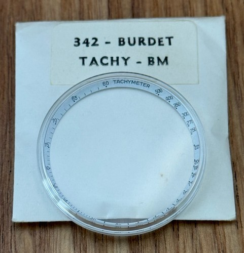 Verre montre tachymètre - de,