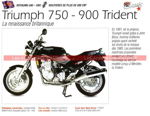 Triumph 750 900 trident - triumph,