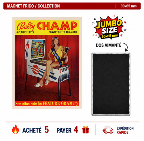 Magnet frigo champ - magnet,
