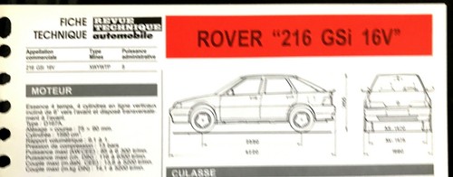 Fiche technique automobile - fiche,