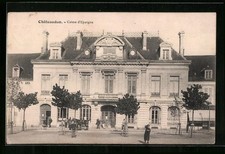 Old postcard Chateaudun, Caisse d ́Epargne 1905 