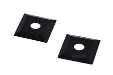 2 couteaux ATIKA 3,5 CM - jeu - pièce de rechange pour broyeur de jardin TopLine