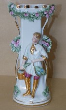 Ancien vase porcelaine biscuit