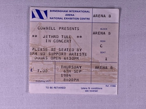 Billet jethro tull - jethro, original