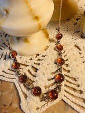 Collier cabochons ambre