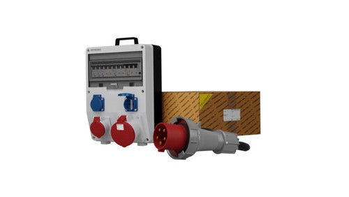 Coffret chantier câblé - chantier,