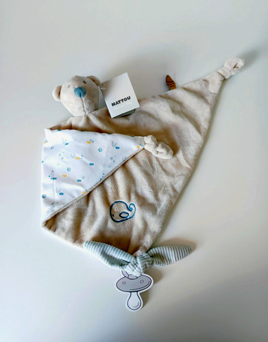 Doudou plat triangle jules - doudou,