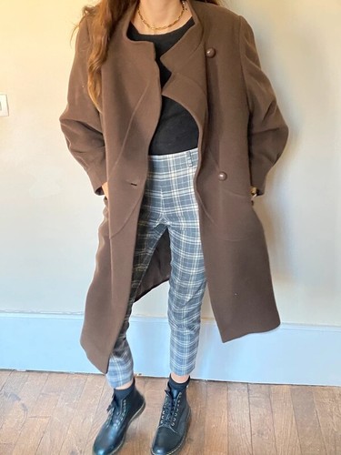 Vintage manteau hiver en - d'hiver,