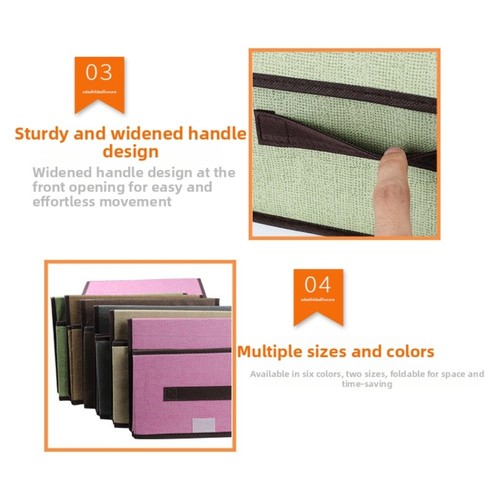 Boîte rangement tissu - boîte,
