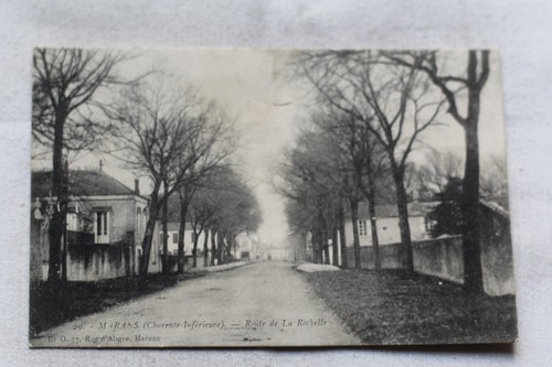 Cpa 1915 marans route de - cpa,