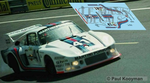 Décal porsche 935 mans - porsche,