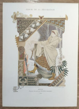 GRASSET Eugene (after), "Winter, decorative panel [...]" Chromotypography